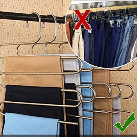 Percha Multiusos Antideslizante para Pantalones