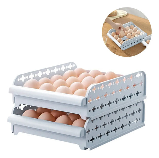 Organizador de Huevos - 2 Niveles