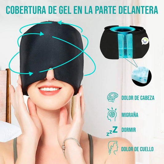 Gorro de Gel para Alivio de Migrañas / Dolor de cabeza