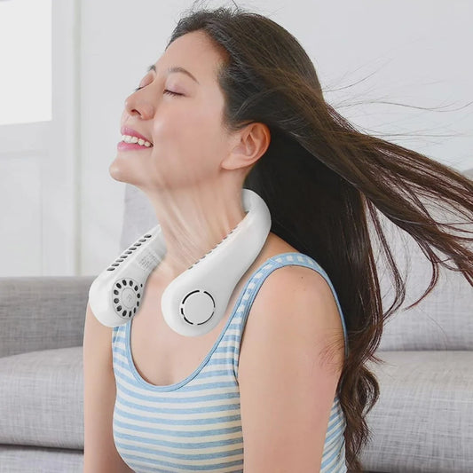 Mini ventilador de cuello portátil